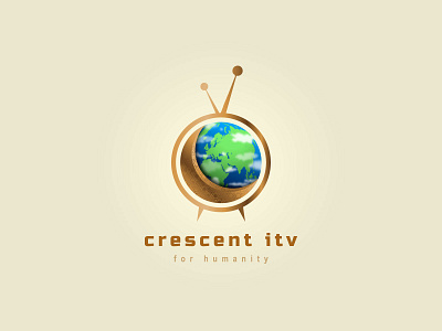 Crescent itv । Logo Design । Branding