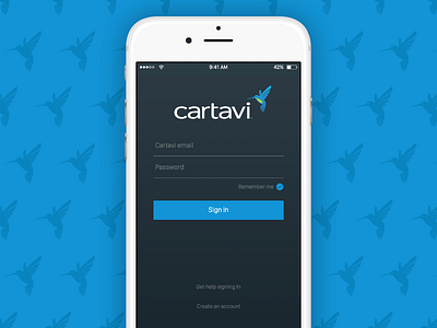 Cartavi Mobile Sign In