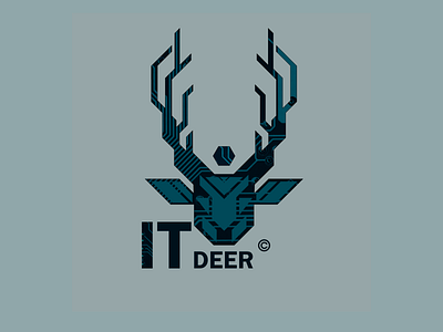 ITdeer branding clean design graphic design icon illustration illustrator lettering logo minimal