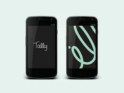 Tally branding branding fashion green identity logo logotype script wordmark