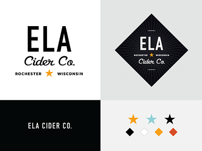 Ela Cider Co. branding