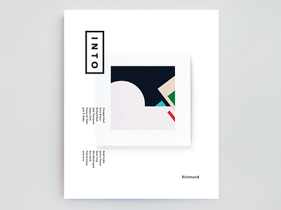 Into branding & design art book branding editorial journal layout logo magazine minimal painting spread typography