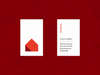 Perch Branding business home house identity logo real estate