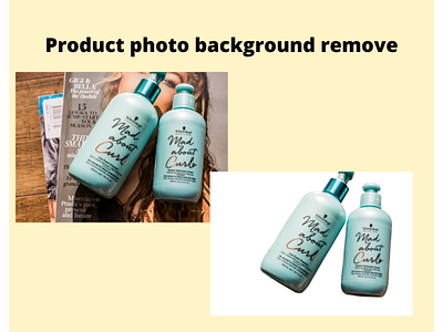 Background removal by photoshop