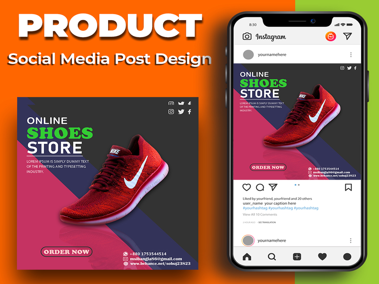 Social Media Posts by Mr. Freelance on Dribbble