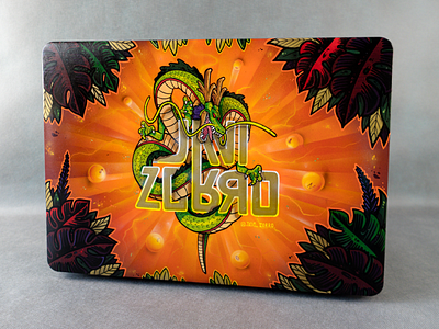 Custom Macbook case by Marcos Segan, Dragon ball X Javi Zorro.