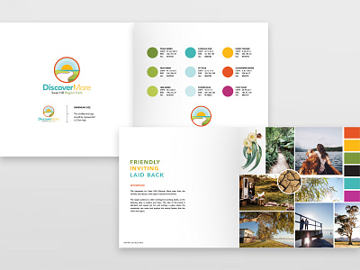 Visit Swan Hill - Discover More Logo Design branding design logo style guide