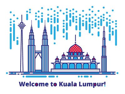 Welcome to Kuala Lumpur! asia building city kuala lumpur malaysia mosque petronas towers