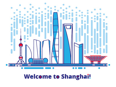 Welcome to Shanghai! asia building china city shanghai
