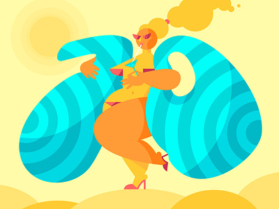 Dribbble 10 10 years color dribbble illustration people