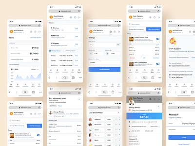 Placepull Dashboard mobile responsive 🍕 food ordering food ordering app mobile responsive mobile ui pizzeria restaurant