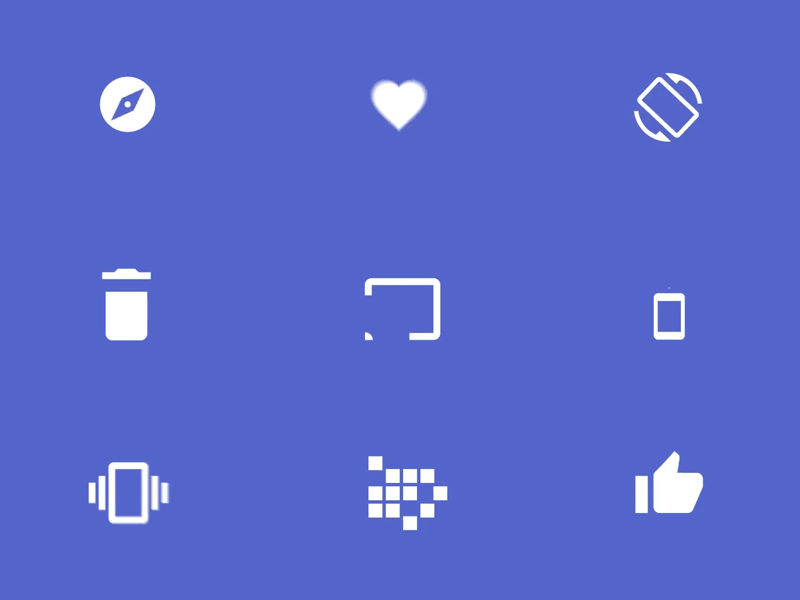 Material Icons Animation by Divan Raj on Dribbble