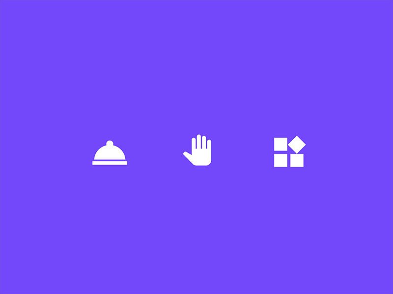 Animated Material icons animation dribbble food google icons interaction material micro motion pan tools widget