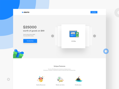 UISuMo Landing page - WIP clean creative market digital free psd freebie landing page market subscribe ui uisumo webdesign website