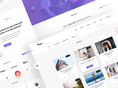  Bloggers Wordpress page - Free Theme 