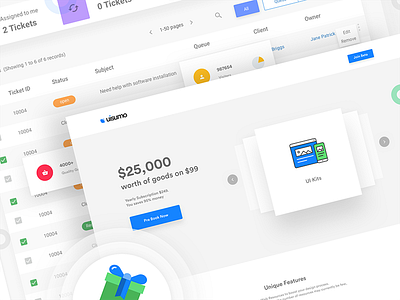 Landing Page & Dashboard 