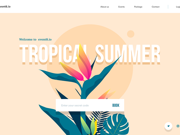 Event website headers v2 by Divan Raj on Dribbble
