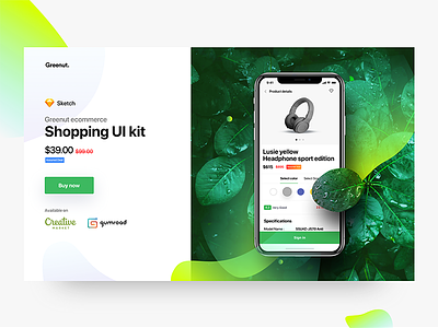 e-commerce app UI Kit cards ecommerce app ecommerce ios app ecommerce ui kit iphonex product page shopping app shopping ui kit ui kit app