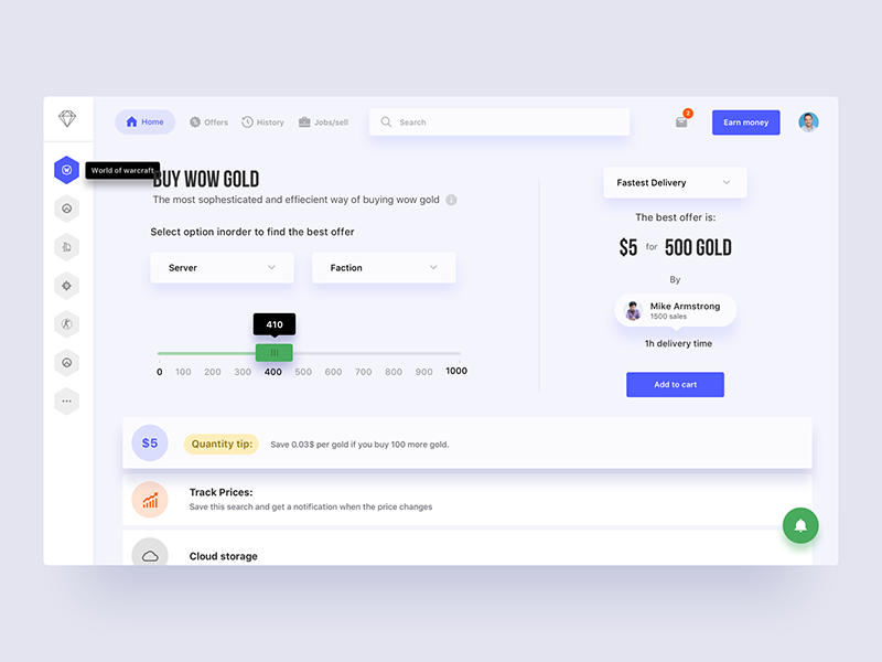 Blazing boost template create uidesign media dashboard website image games