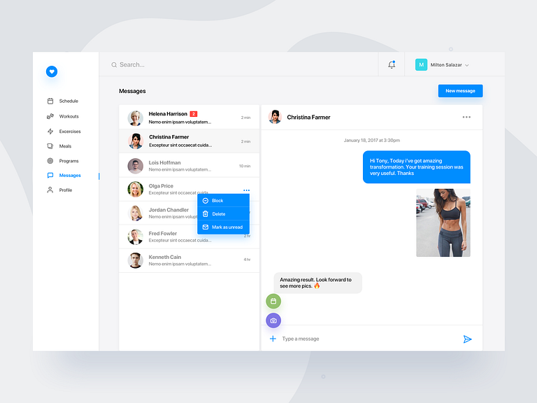 Chat by Divan Raj on Dribbble