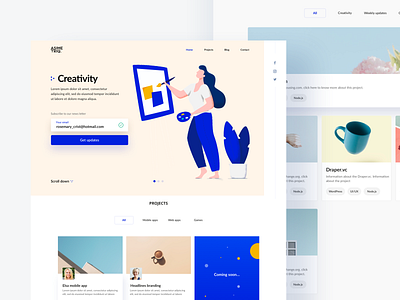 Landing page