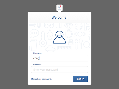 Login popover