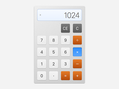 Calculator 004 calculator dailyui