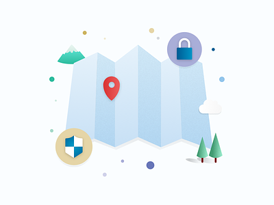 Enable location services illustration location tracking