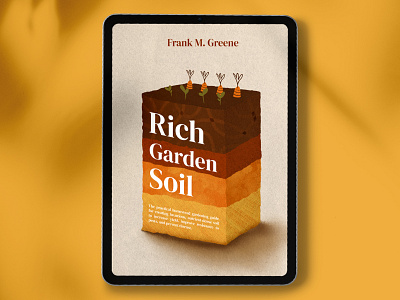 Homestead gardening ebook cover book cover cover illustration design illustration