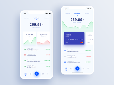 Paypal Redesign Concept - Mobile Dashboards app app design bank account bank app checkout credit card dashboard design finance finance app mobile movade payment paypal ui ux