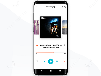 Google Play Music-Redesign Concept appredesign interactiondesign musicapp userexperience