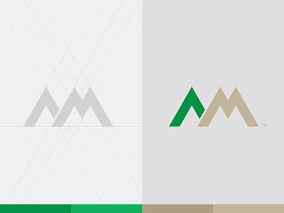 Logo Design - AnamedCorp behance brand brand identity branding graphic design grid icon logo logo design logo grid logo mark