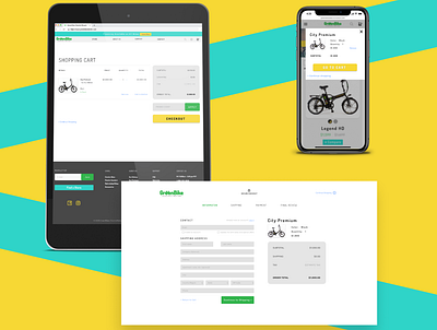 GreenBike - Cart Combo ecommerce ui ux web