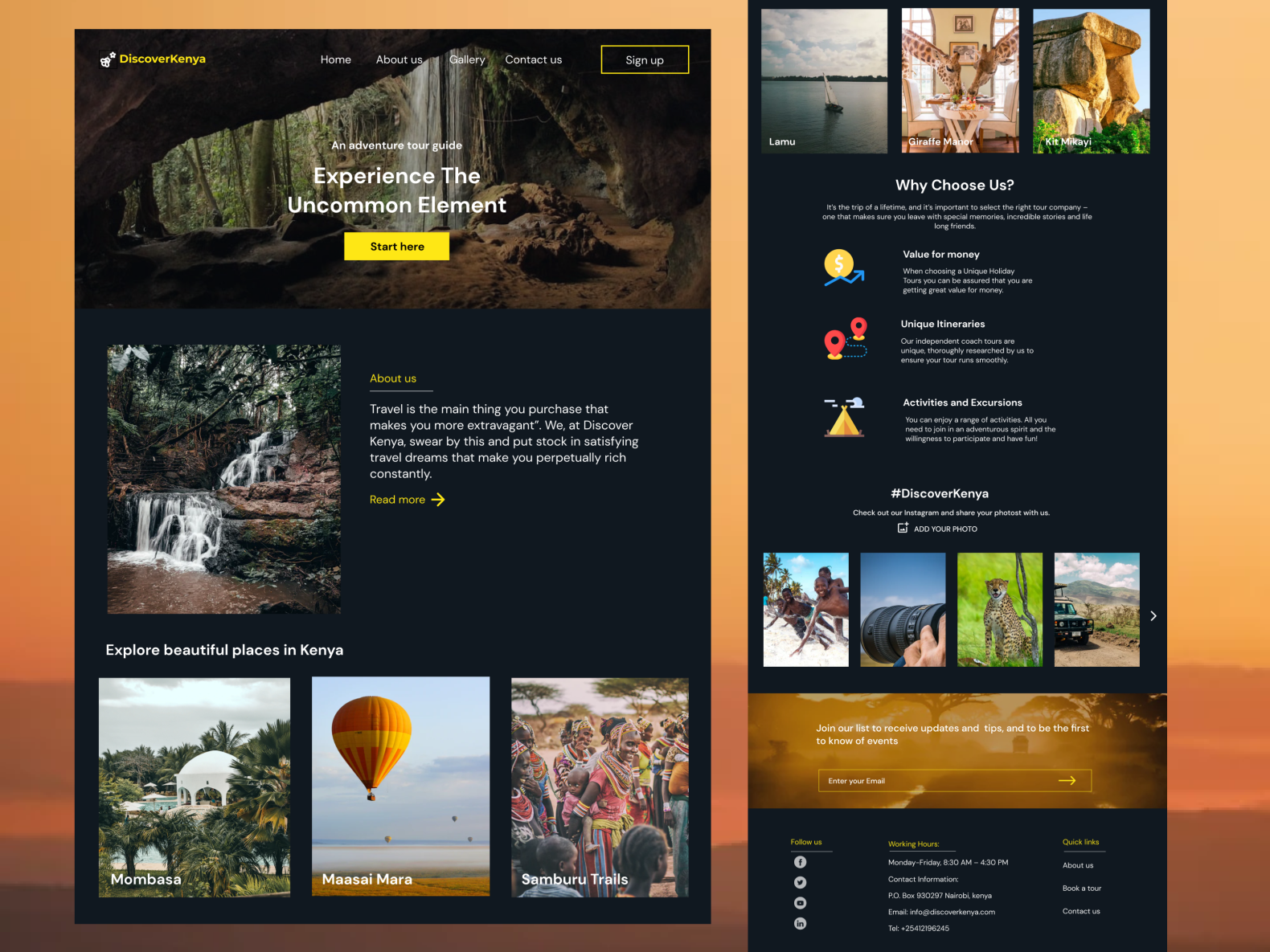 Travel Guide by Michelle on Dribbble