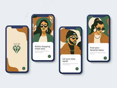 Onboarding screens