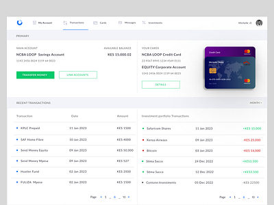 Fintech Dashboard dailyuichallenge dashboad fintech ui