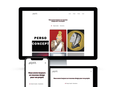 Conception - Portfolio Web Site design elementor wordpress
