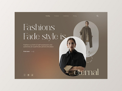 Fashion design figma graphic design photoshop web design
