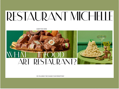Restaurant Michelle design figma graphic design logo photoshop web design