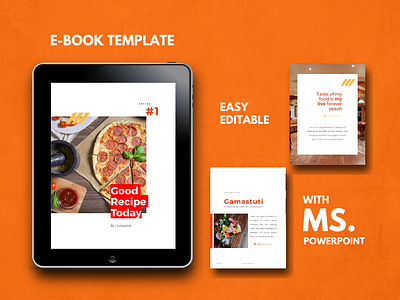 Recipe Ebook Template Editable Using Microsoft PowerPoint