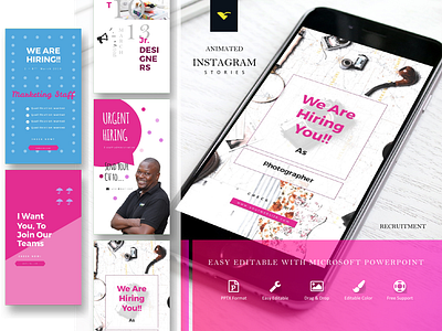 Instagram story template easy editable with powerpoint android art branding branding design clean cover highlight cover icon ecommerce etsy flat highlight cover highlight icon icon instagram stories instagram story ios minimal mobile ui ux