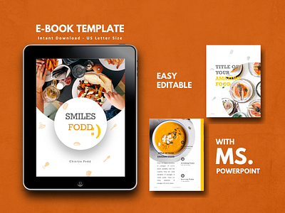 Recipe Ebook Template Editable Using Microsoft PowerPoint