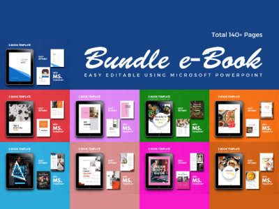 eBook Bundle Design PowerPoint Template