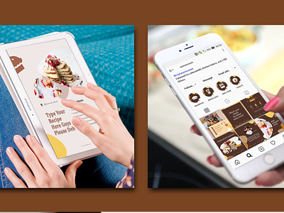 Recipe eBook Creator with instagram and youtube branding kit clean ecommerce etsy flat icon instagram post instagram stories ios powerpoint templates recipe book ui ux youtube banner