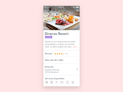 Book your restaurant android app ios reviews simple tag ui ux