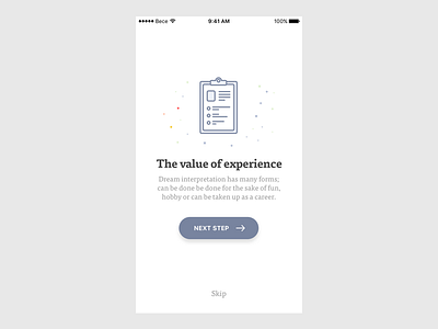 The value of Experience clean dashboard empty graphs illustration ios simple state steps ui ux