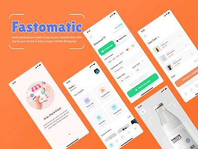 Fastomatic | Mobile App Design adobe xd app design daily ui designer figma freelance project mobile app design opentowork ui ui ux design user experience user interface design uxuibugs