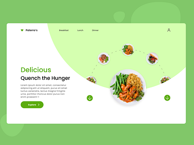 Paterro’s Restaurant | Homepage Design | Website adobe xd design figma fuser interface design inspiration mobile app design open to work restaurant website design ui uiuxdesigner user interface design uxuibugs website design