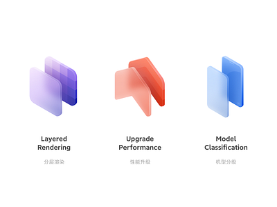 Three icons for event layer phone pixel render two upgrade