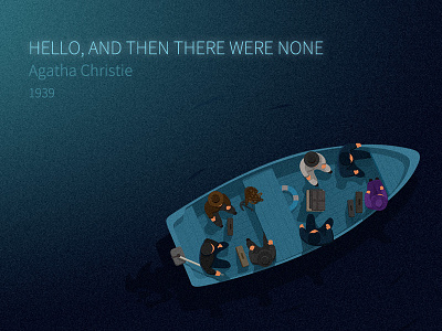 Hello Dribbble agatha birdview boat christie man sea